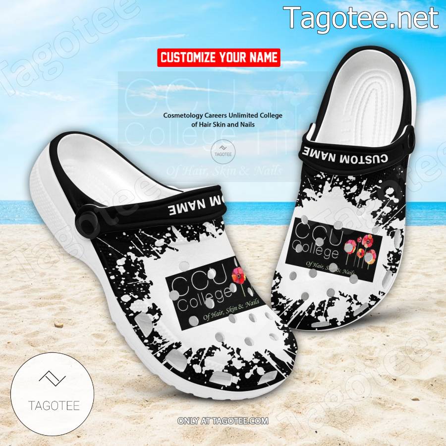 Cosmetology Careers Unlimited College of Hair Skin and Nails Custom Crocs Clogs - BiShop a