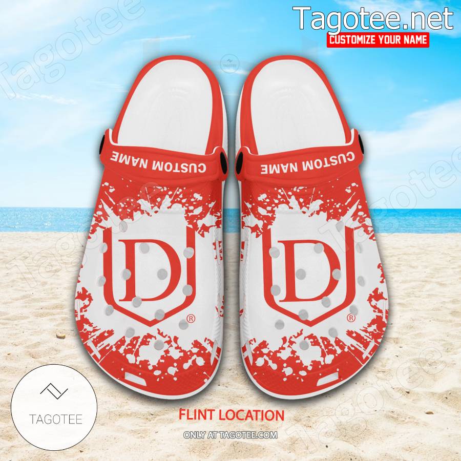 Davenport University-Flint Location Custom Crocs Clogs - BiShop a