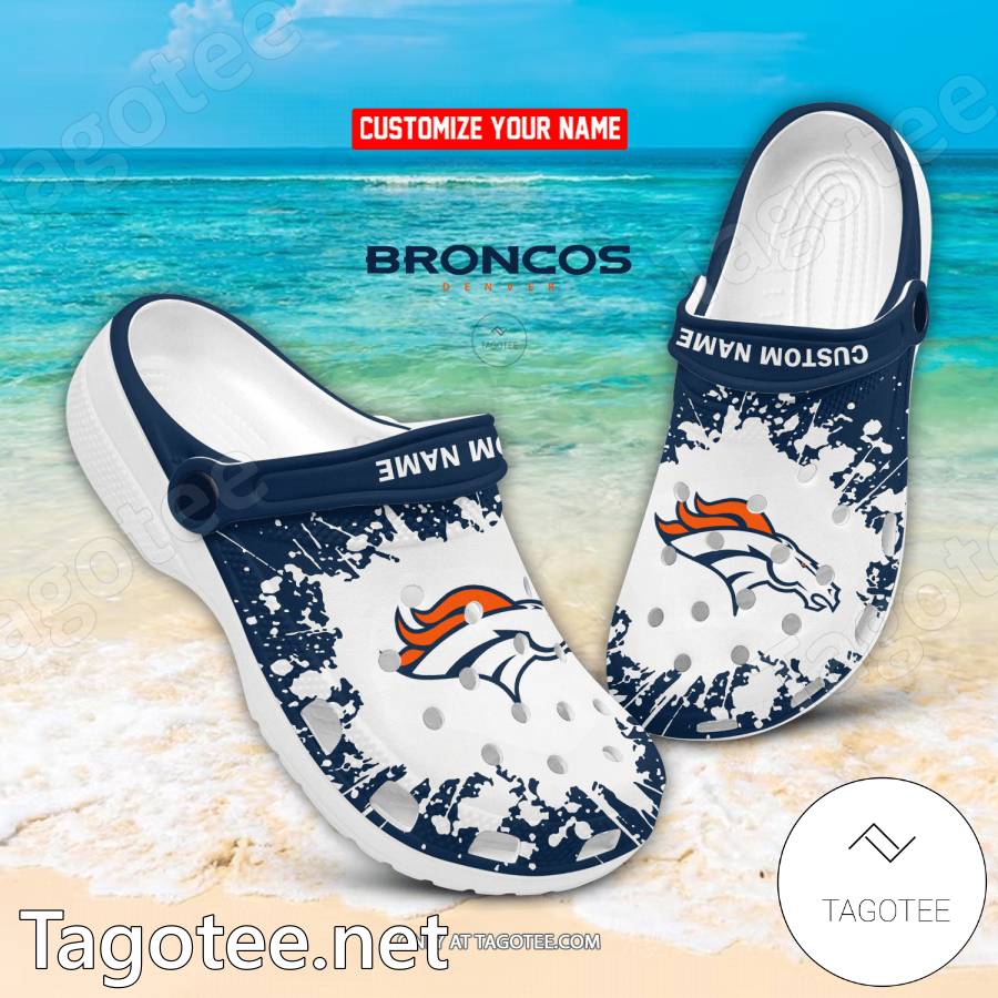 SALE] Denver Broncos Personalized Crocs Clog Shoes - Luxury