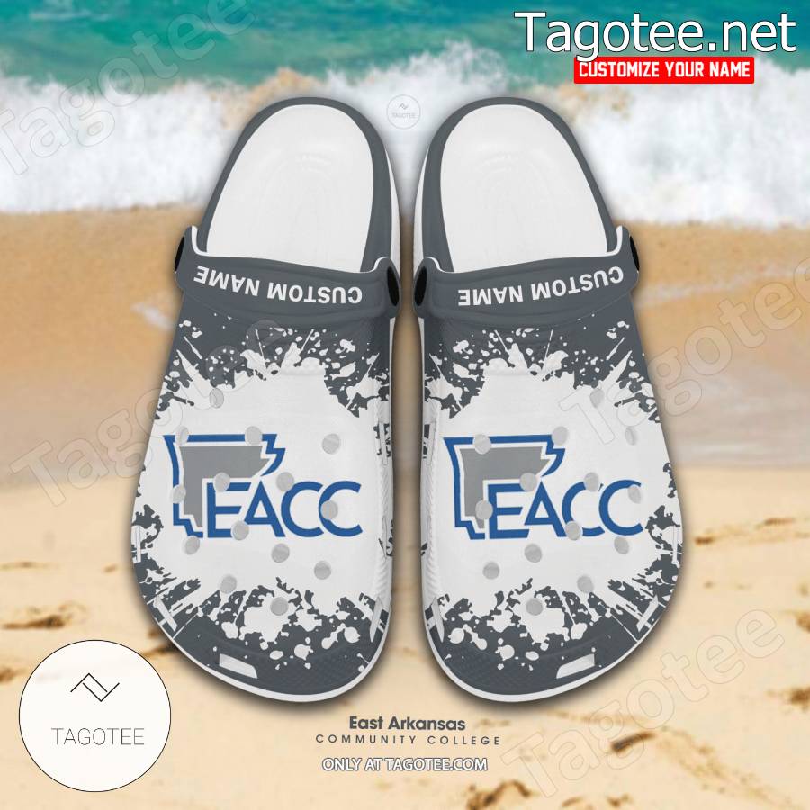 East Arkansas Community College Custom Crocs Clogs - BiShop a