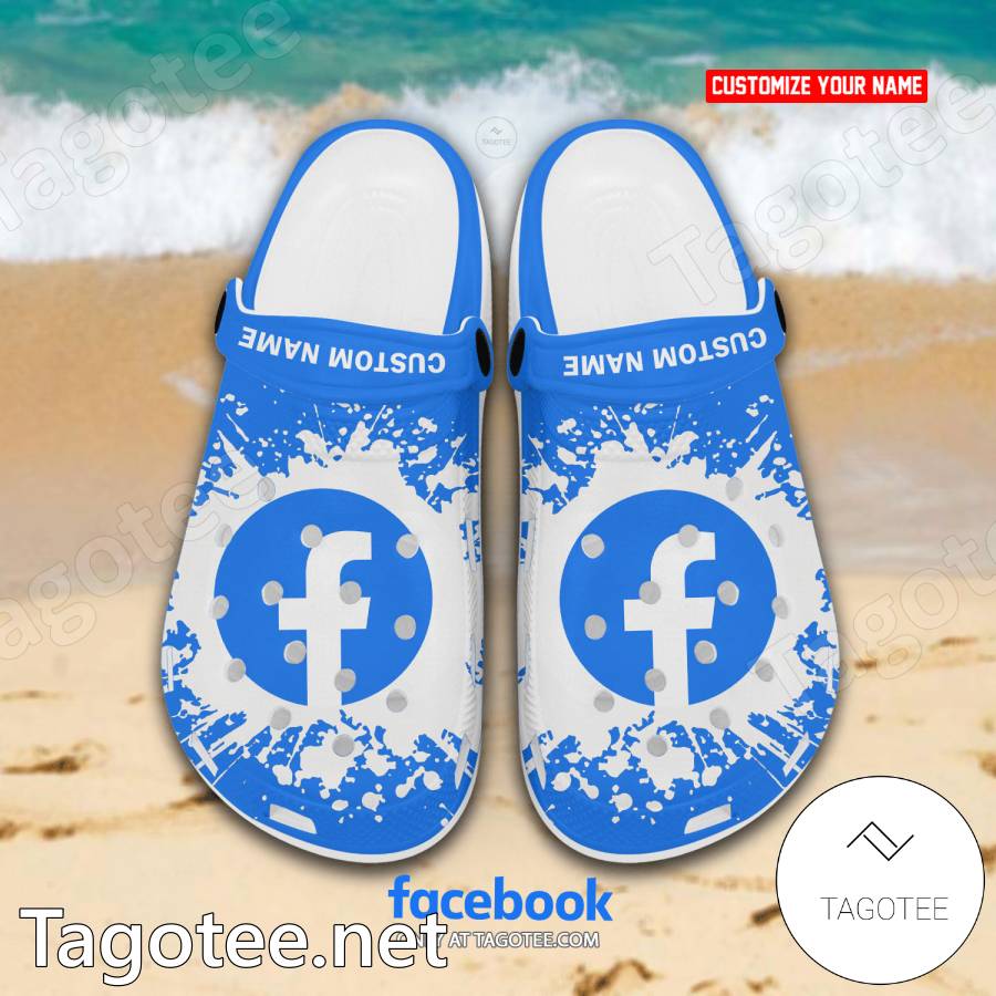 Facebook Logo Crocs Clogs Tagotee