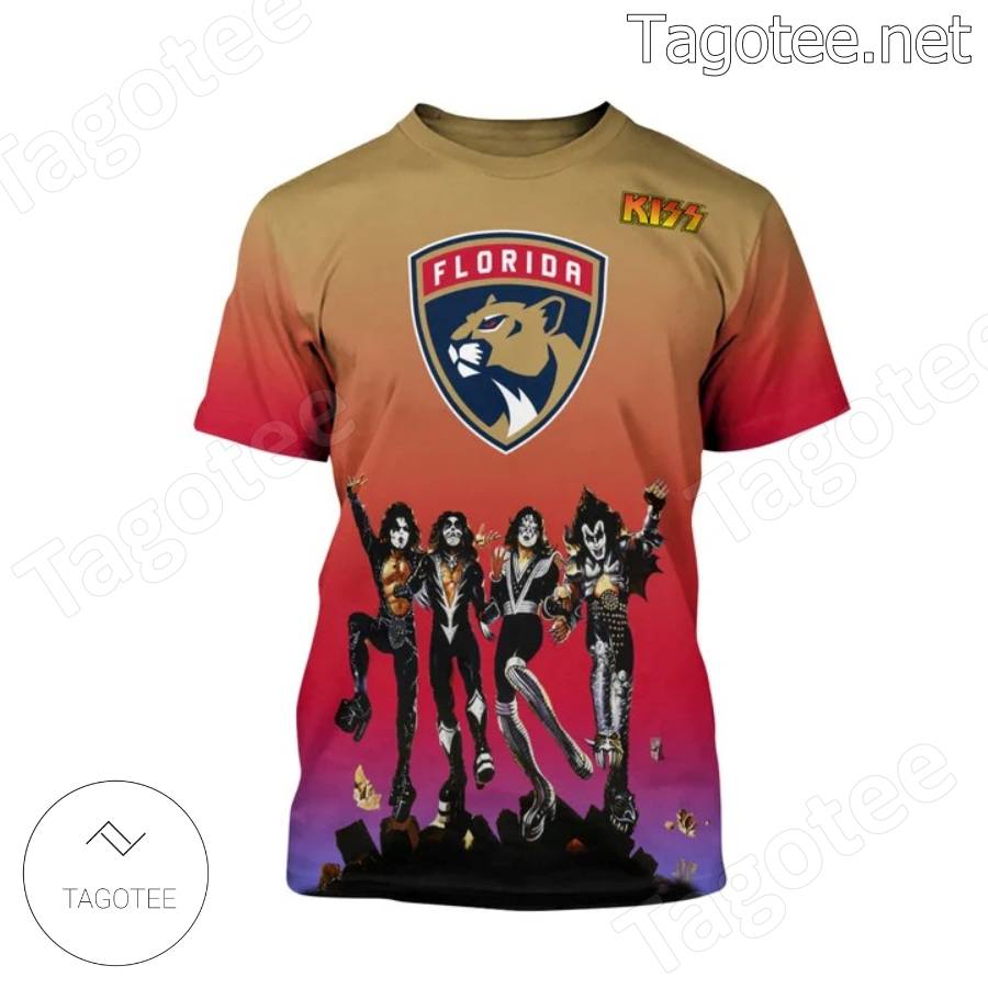 Florida Panthers And Kiss Band T-shirt, Hoodie - Tagotee