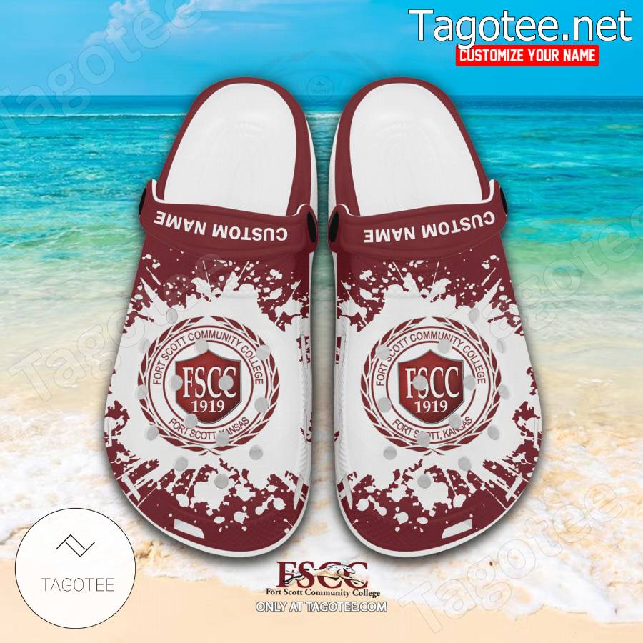 Fort Scott Community College Custom Crocs Clogs - BiShop a