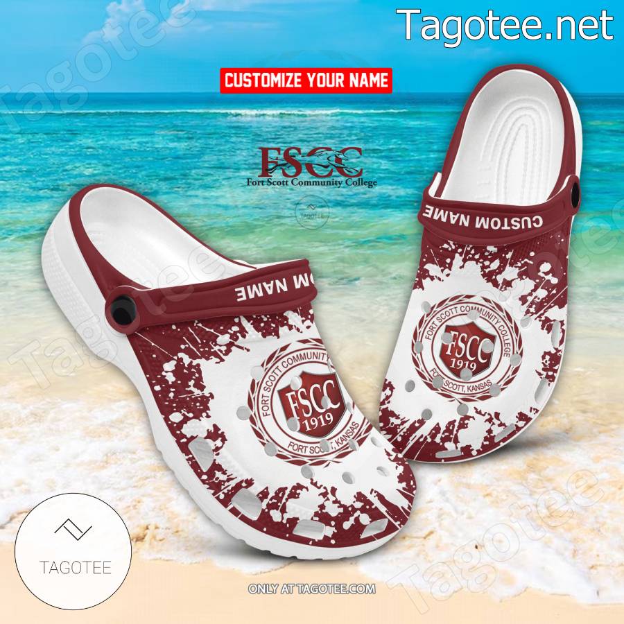 Fort Scott Community College Custom Crocs Clogs - BiShop
