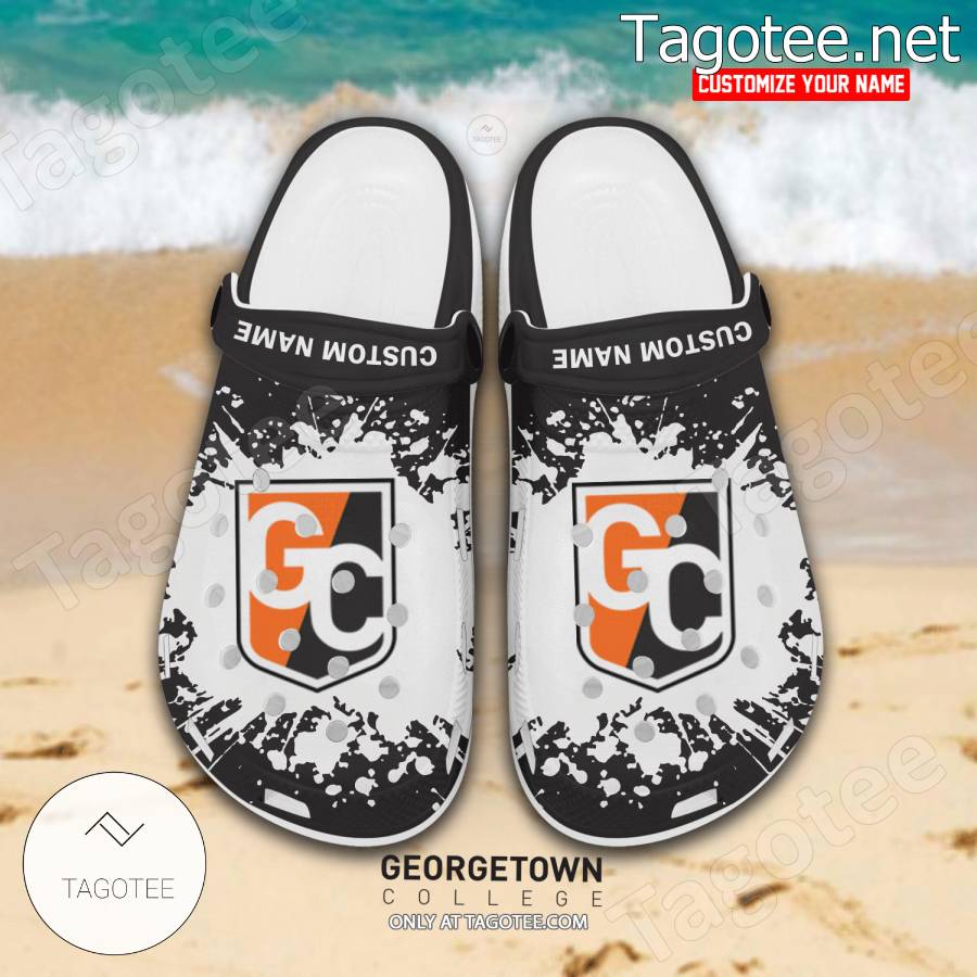 Georgetown College Logo Crocs Clogs - BiShop a