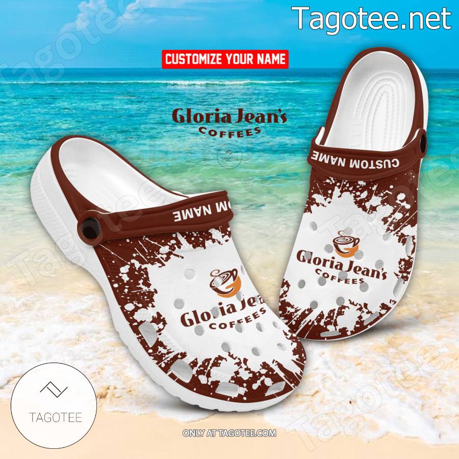Gloria Jean’s Coffee Logo Crocs Clogs – EmonShop