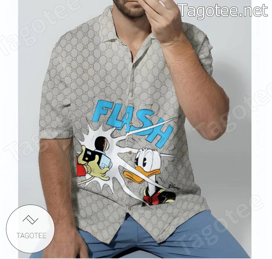 gucci donald duck shirt