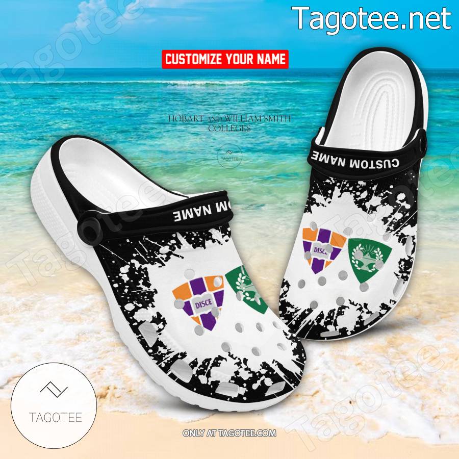 Hobart and William Smith Colleges Logo Crocs Clogs - BiShop
