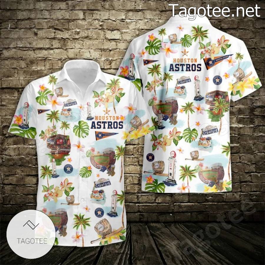 Shirts, Houston Astros Hawaiian Button Down Shirt 3xl