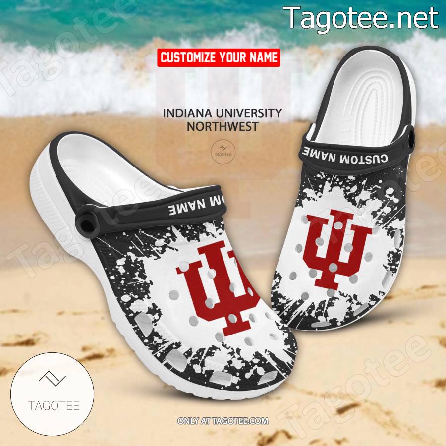 Indiana University-Northwest Logo Crocs Clogs - BiShop