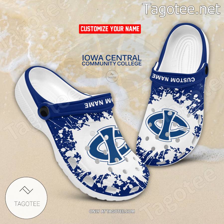 Iowa Central Community College Custom Crocs Clogs - BiShop