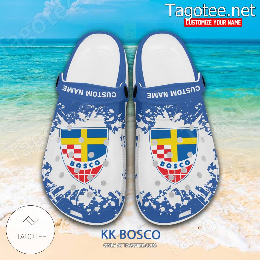 KK Bosco Logo Crocs Clogs - EmonShop a