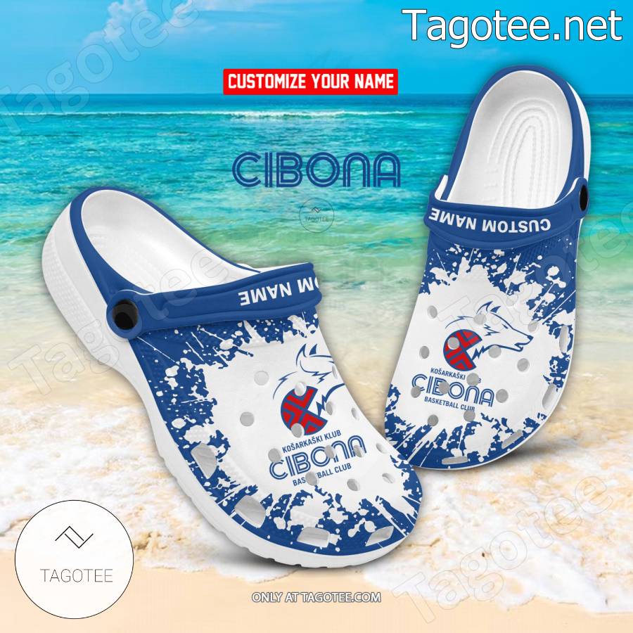 KK Cibona Logo Crocs Clogs - EmonShop