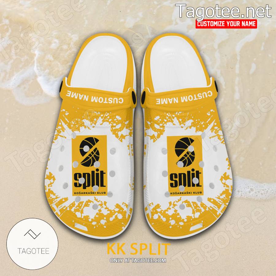 KK Split Logo Crocs Clogs - EmonShop a