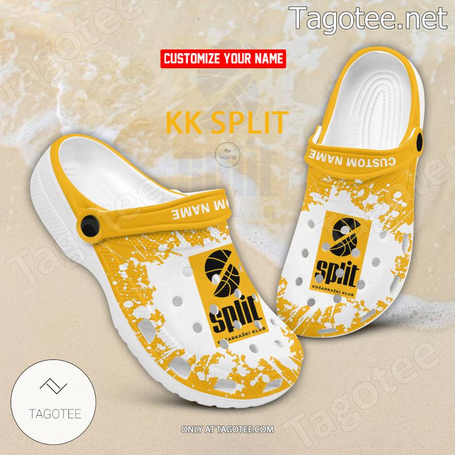 KK Split Logo Crocs Clogs - EmonShop