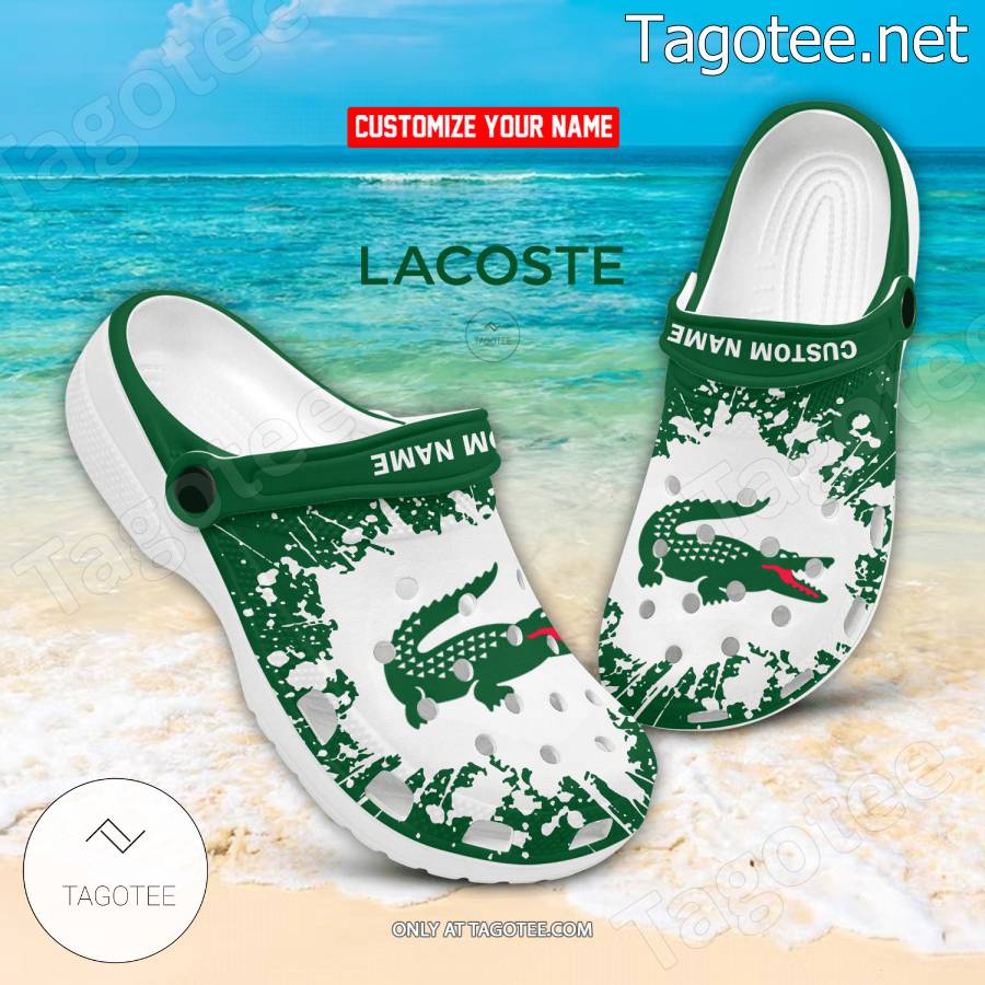 Ydmyghed lækage Brawl Lacoste Logo Crocs Clogs - EmonShop - Tagotee