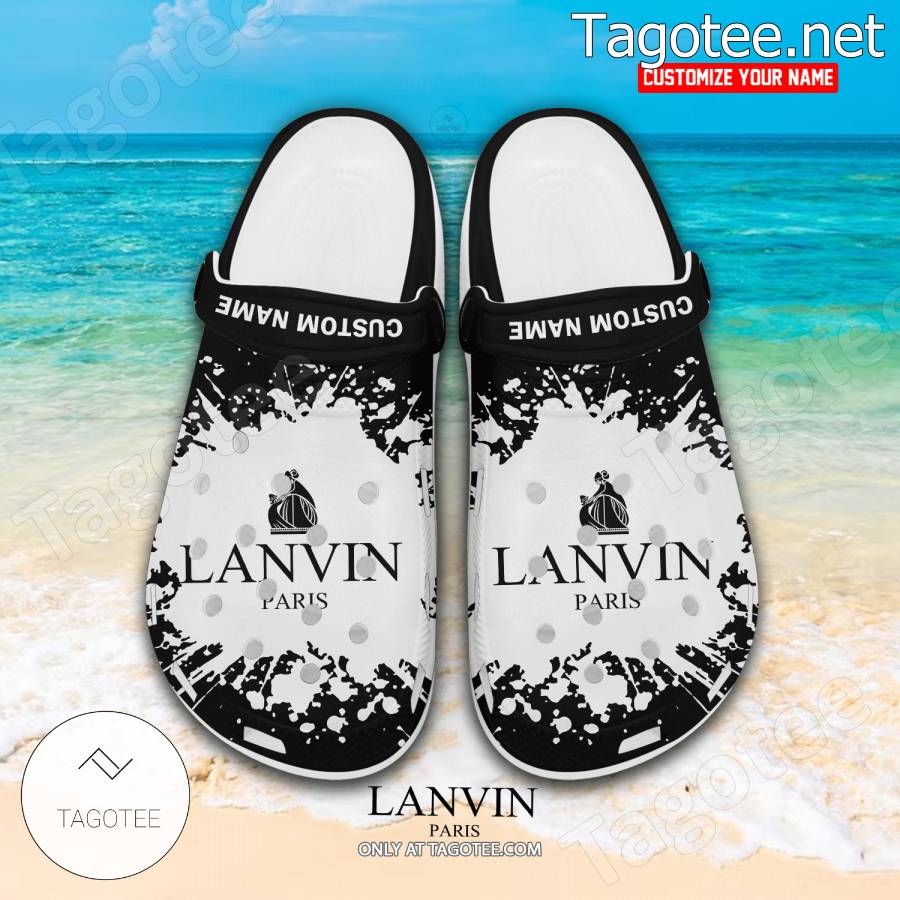 Lanvin Logo Crocs Clogs - EmonShop a