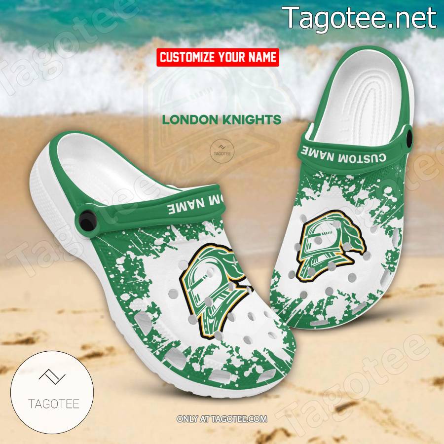 London Knights Personalized Crocs Clogs - EmonShop - Tagotee