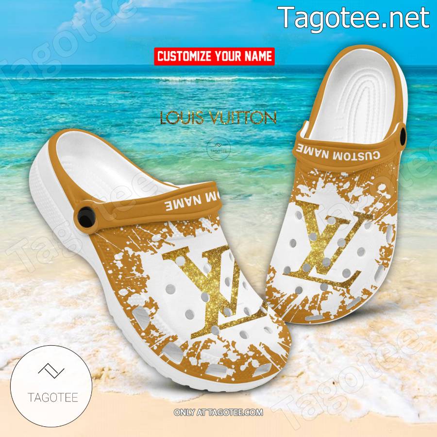 Louis Vuitton Pattern Blue Lv Crocs - Discover Comfort And Style