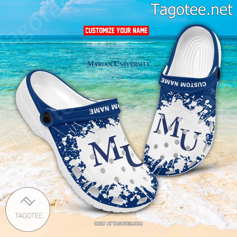 Marian University Custom Crocs Clogs - BiShop