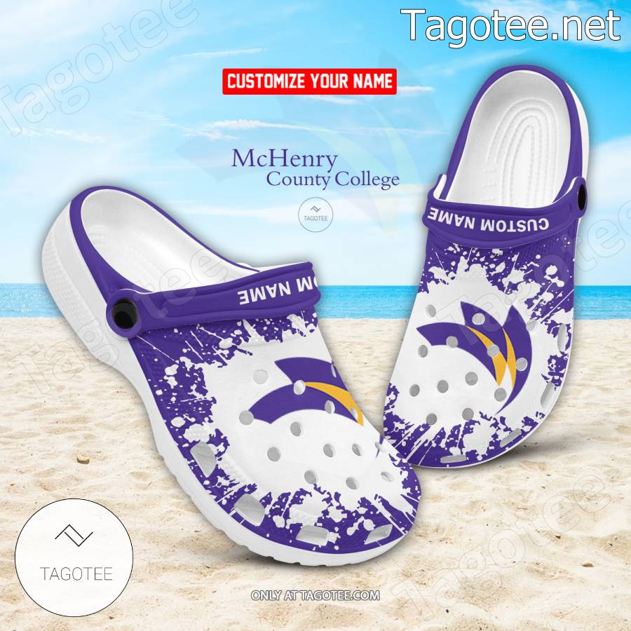 McHenry County College Personalized Crocs Clogs - BiShop