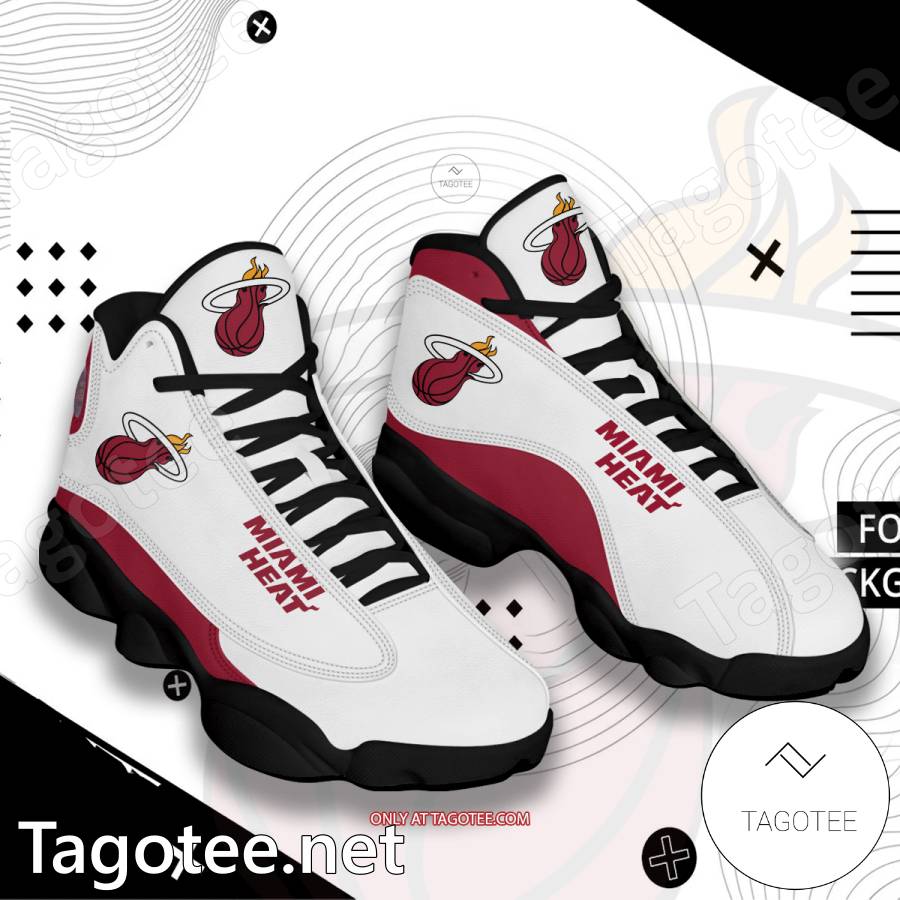 Miami Heat Custom Name Air Jordan 13 Sneakers Best Gift For Men