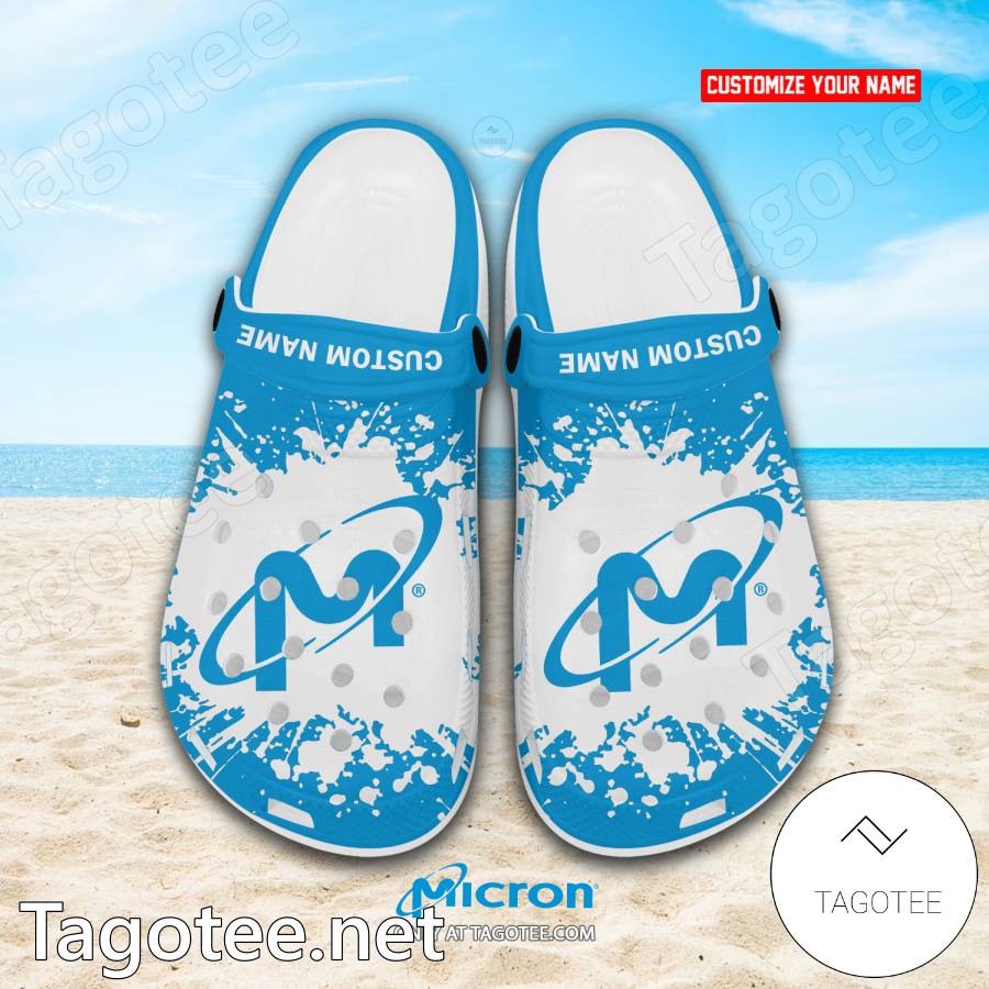 Micron Technology Logo Crocs Clogs - EmonShop a