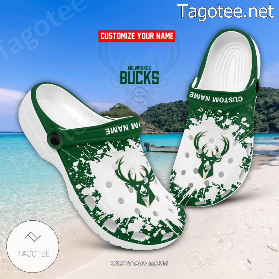 Milwaukee Bucks Crocs Clogs - EmonShop - Tagotee