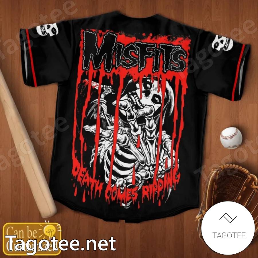 Misfits Fiend For Life Personalized Baseball Jersey b