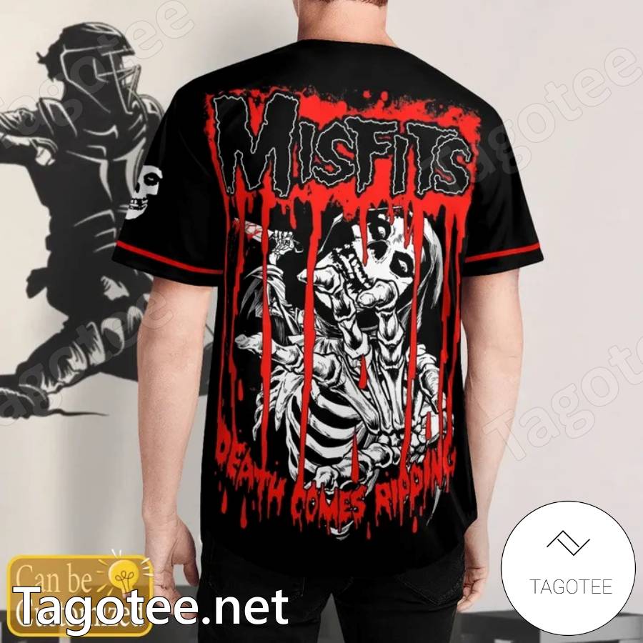 Misfits Fiend For Life Personalized Baseball Jersey x