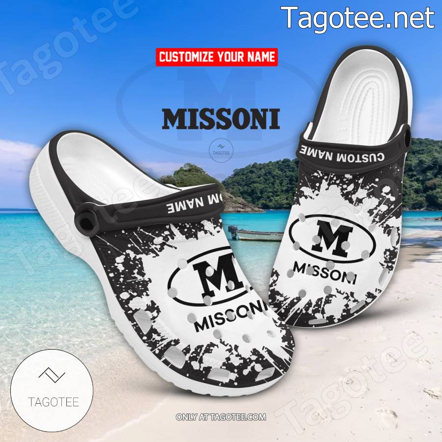 Missoni Logo Crocs Clogs - EmonShop