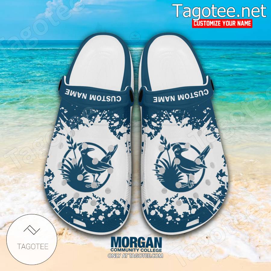 Morgan Community College Custom Crocs Clogs - BiShop a