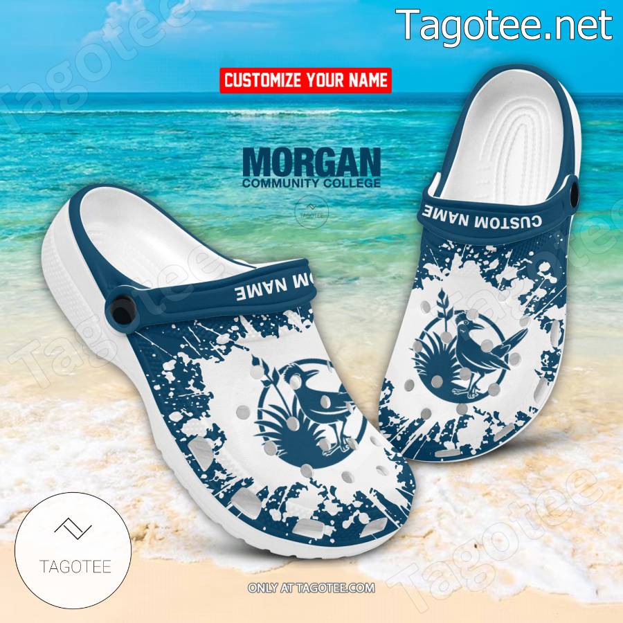 Morgan Community College Custom Crocs Clogs - BiShop