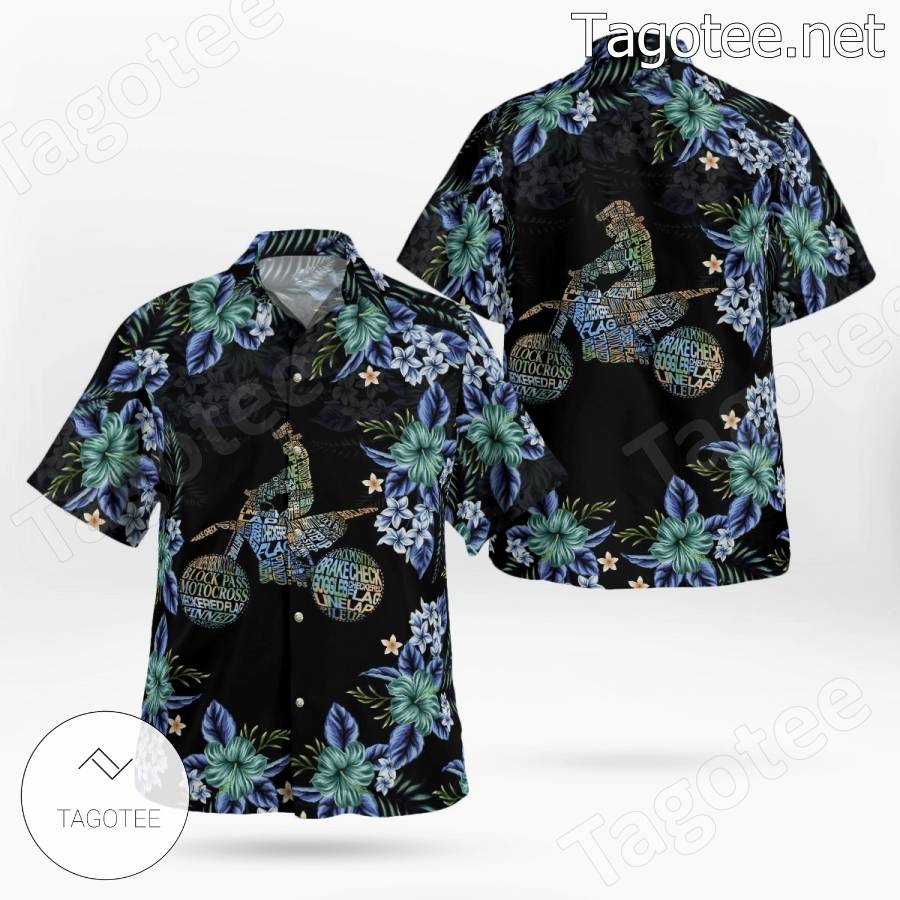 Mx Rider Floral Hawaiian Shirt - Tagotee