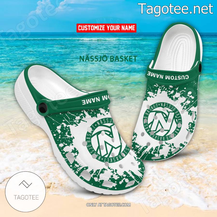 Nassjo Basket Custom Crocs Clogs - EmonShop