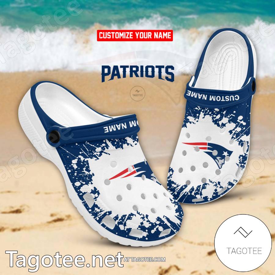 New England Patriots Custom Crocs Clogs - EmonShop - Tagotee