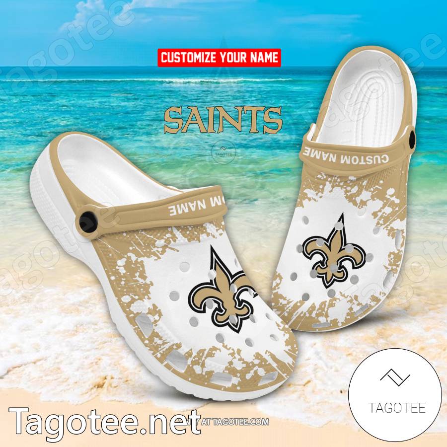 New Orleans Saints Custom Crocs Clogs - EmonShop - Tagotee