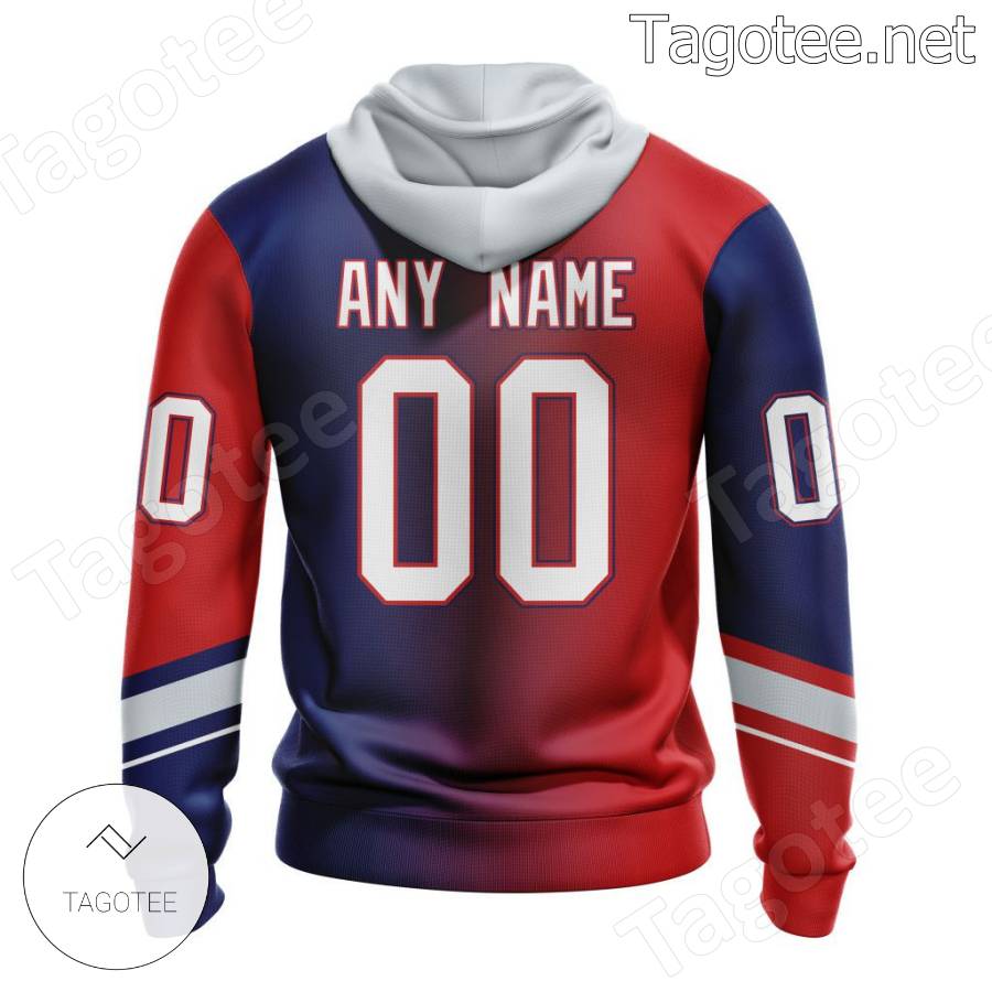 Has anyone customized a red NY Rangers Liberty jersey, and what