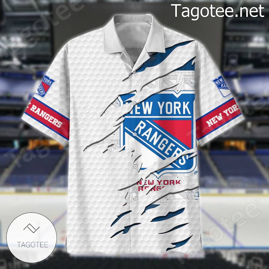 New York Rangers Personalized Name And Number Polo Shirt For NHL