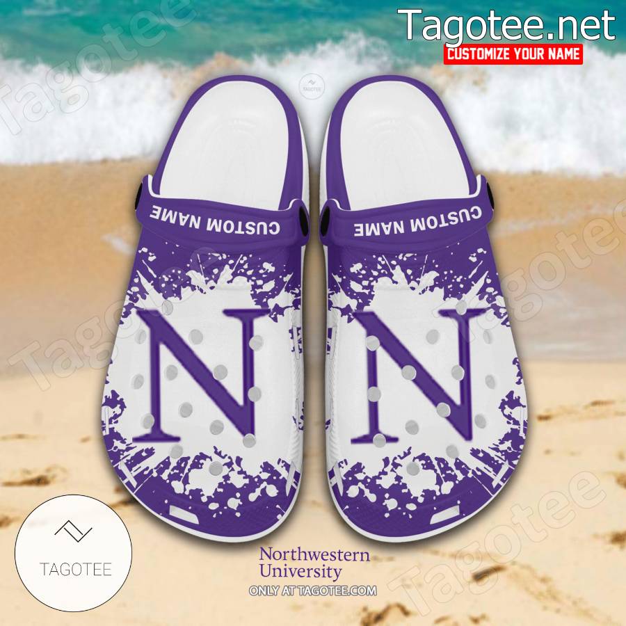 Northwestern University Crocs Clogs - BiShop a