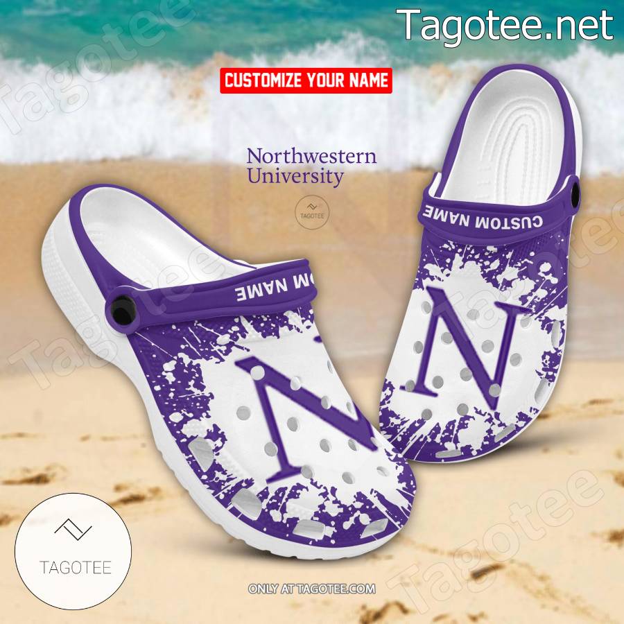 Northwestern University Crocs Clogs - BiShop