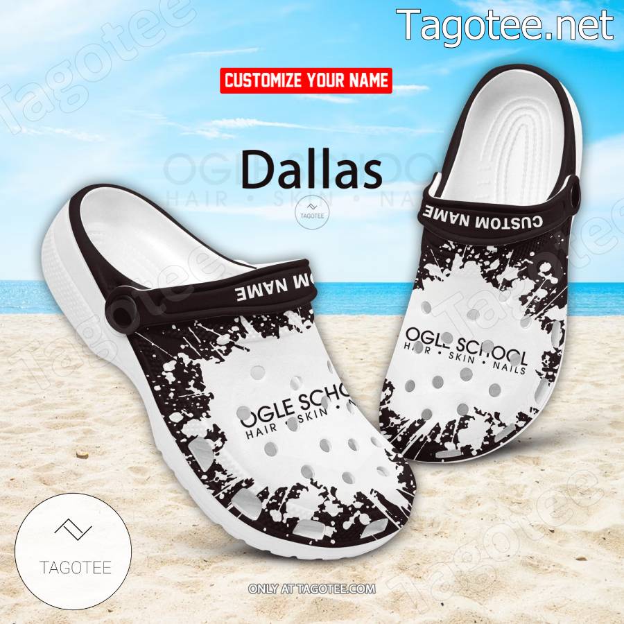 Ogle School Hair Skin Nails-Dallas Custom Crocs Clogs - BiShop