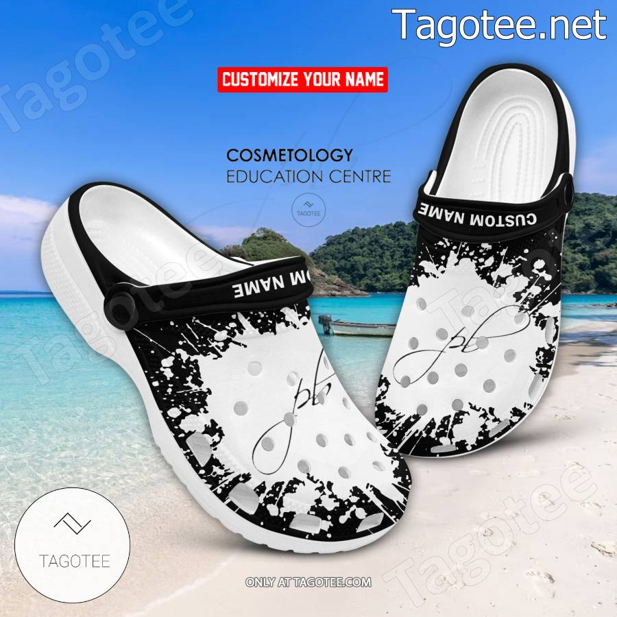 P B Cosmetology Education Center Logo Crocs Clogs - BiShop