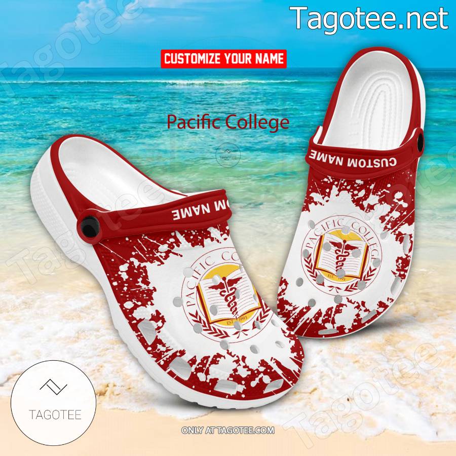 Pacific College Personalized Crocs Clogs - BiShop