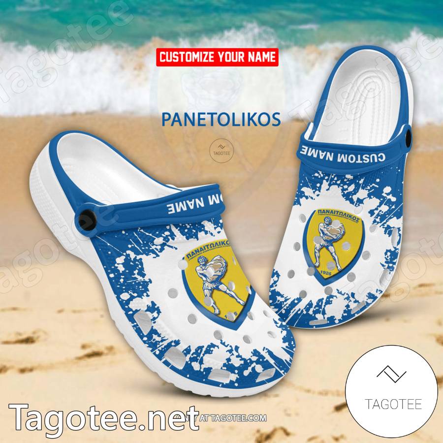Panetolikos Custom Name Crocs Clogs - EmonShop