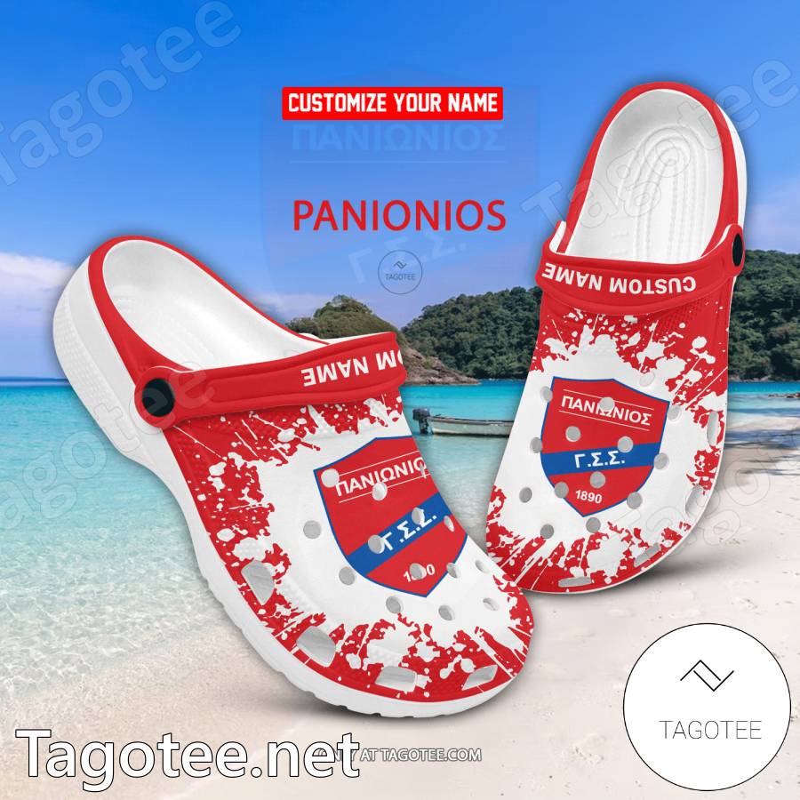 Panionios Custom Name Crocs Clogs - EmonShop