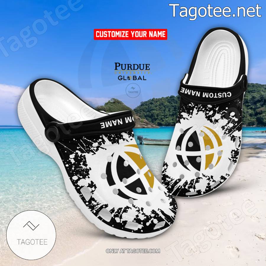 Purdue University Global Custom Crocs Clogs - BiShop