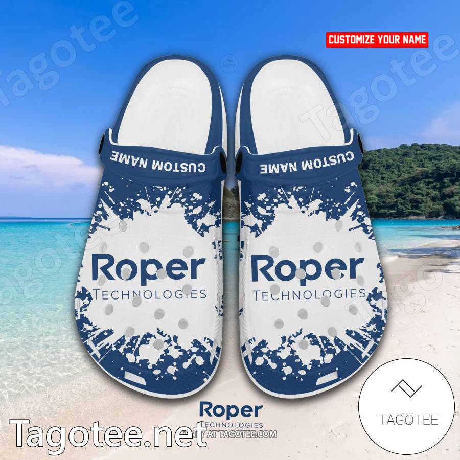 Roper Technologies Logo Crocs Clogs - EmonShop a