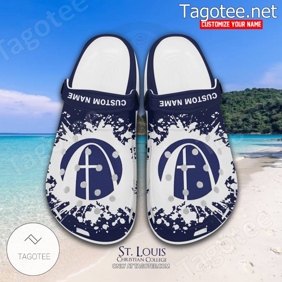 Saint Louis Christian College Custom Crocs Clogs - BiShop a