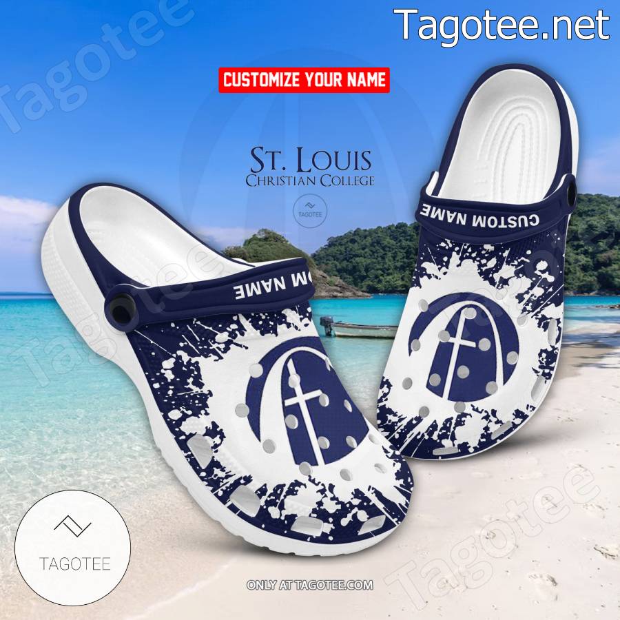 Saint Louis Christian College Custom Crocs Clogs - BiShop